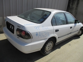 1997 HONDA CIVIC DX 4DR WHITE 1.6L AT A16346